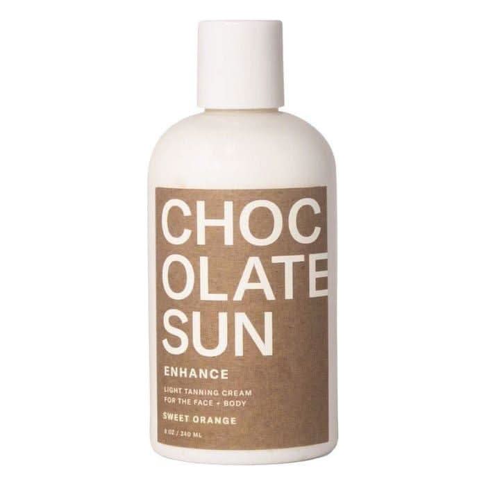 Chocolate Sun Enhance Light Tanning Cream - 240ml - Glam Global UKChocolate Sun