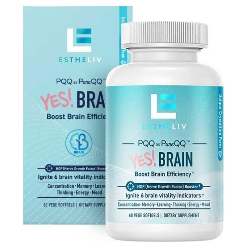 ESTHELIV PQQ Brain Boost - 60 Capsules/Bottle - Glam Global UKESTHELIV