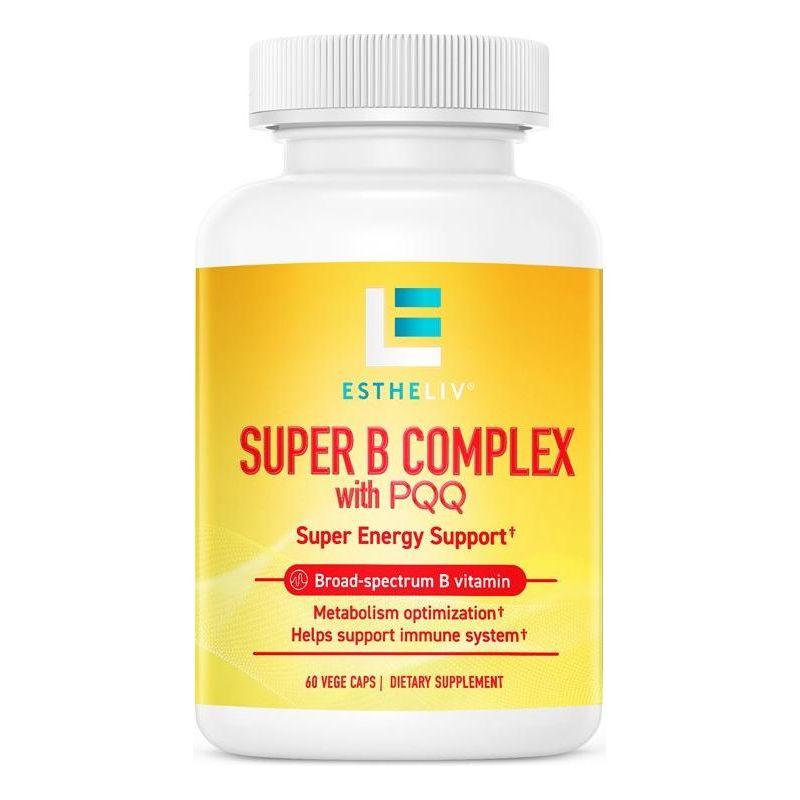 ESTHELIV SUPER B COMPLEX with PQQ Super Energy Support+ - Glam Global UKESTHELIV