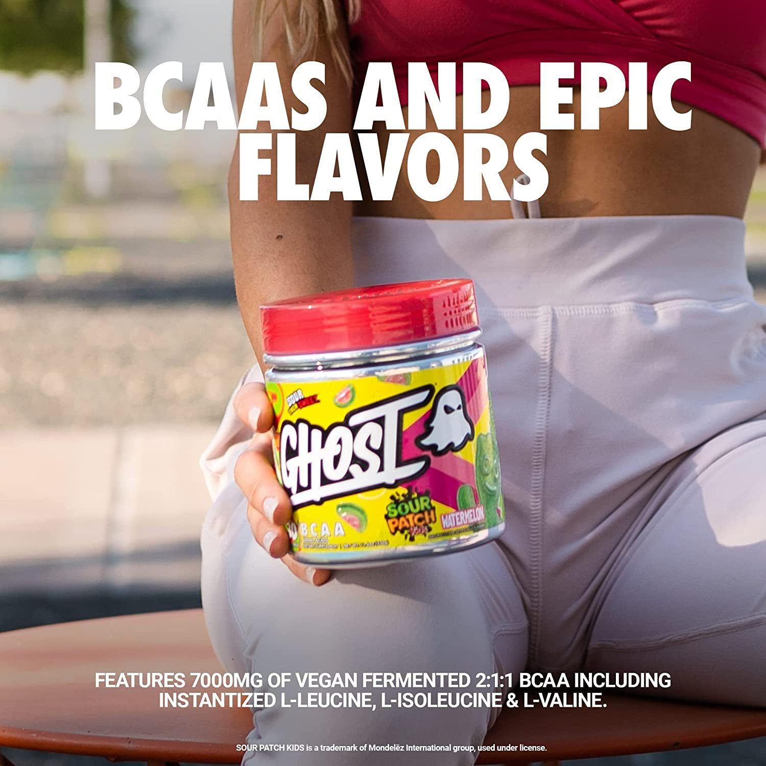 GHOST BCAA – Sour Patch Kids Watermelon – 330g | Epic Flavor & Muscle Recovery