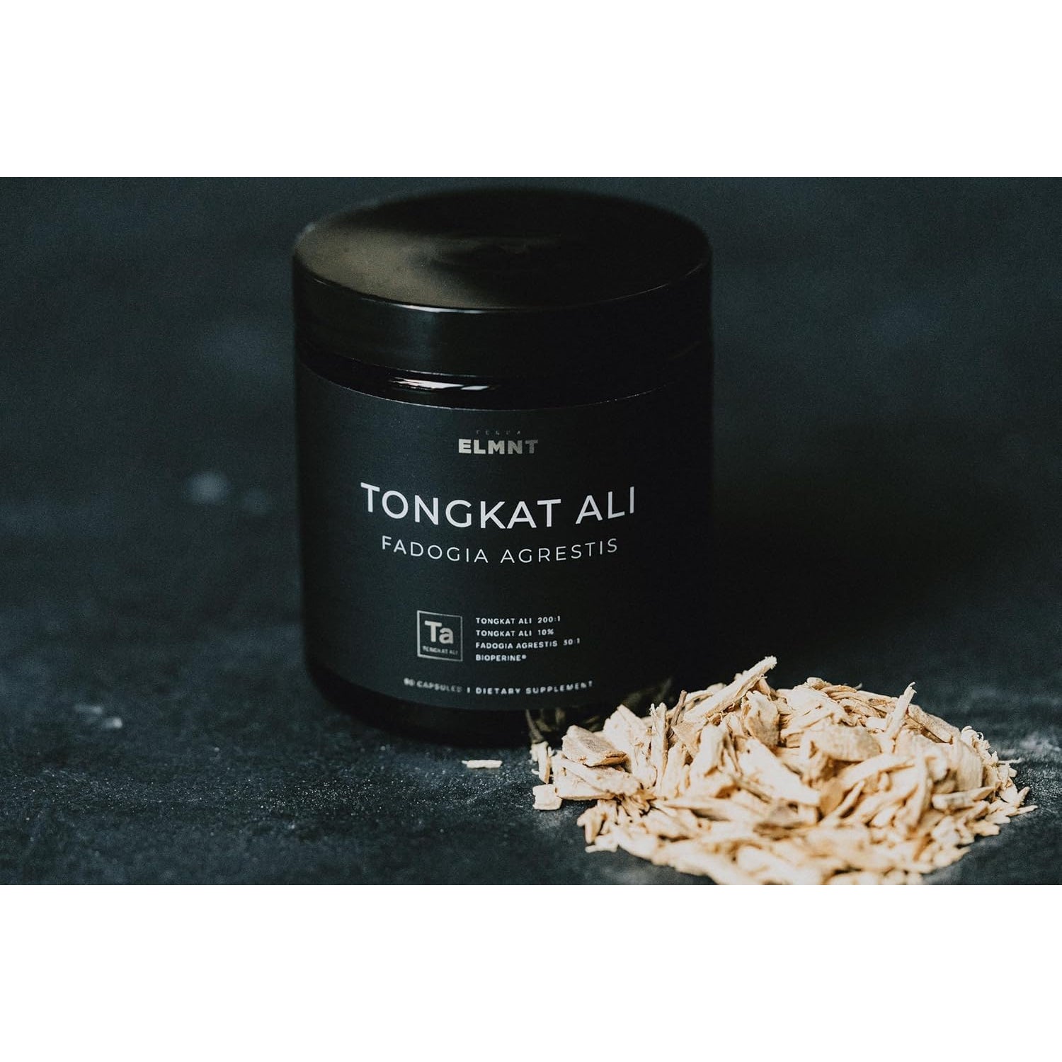 ELMNT 200X Tongkat Ali & Fadogia Agrestis Supplement – 10% Eurycomanone High-Potency Longjack for Muscle Growth & Energy | Men