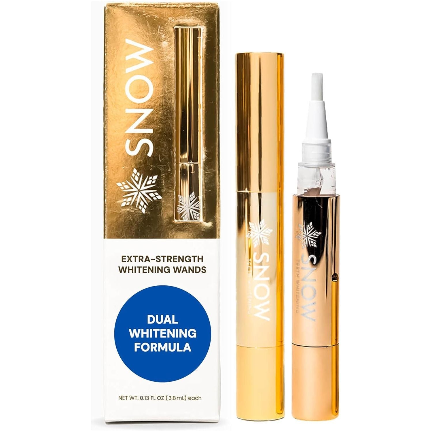 Snow Extra-Strength Teeth Whitening Serum – 2 Pack | Dual-Action Gel for Whiter Teeth in Minutes