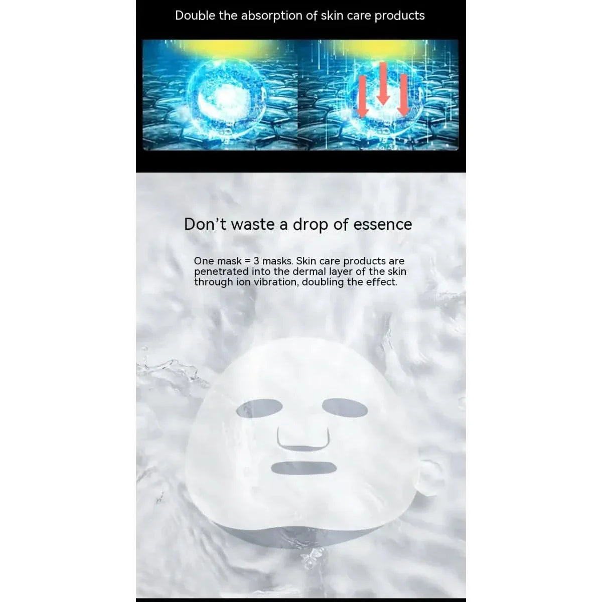 Face Lifting Beauty Device – Ultrasonic Cleaning & Vibration for Firm, Youthful Skin - Glam Global UKGlam Global UK