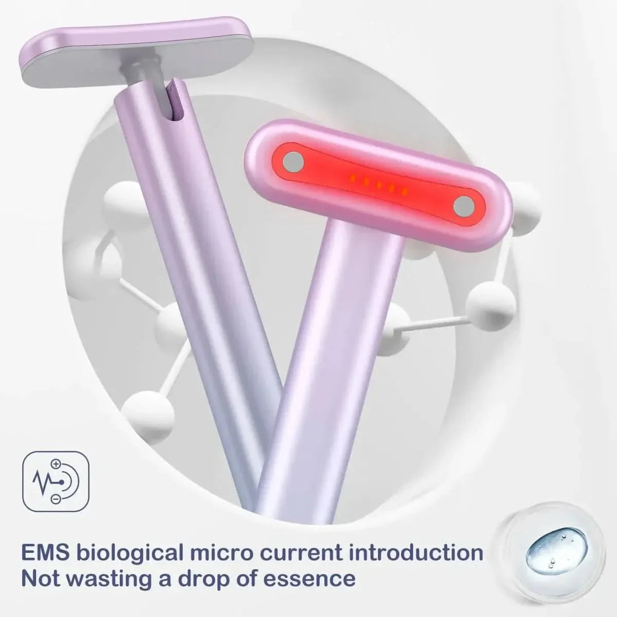 Facial Skincare Tool with Red Light Therapy - Glam Global UKGlam Global UK