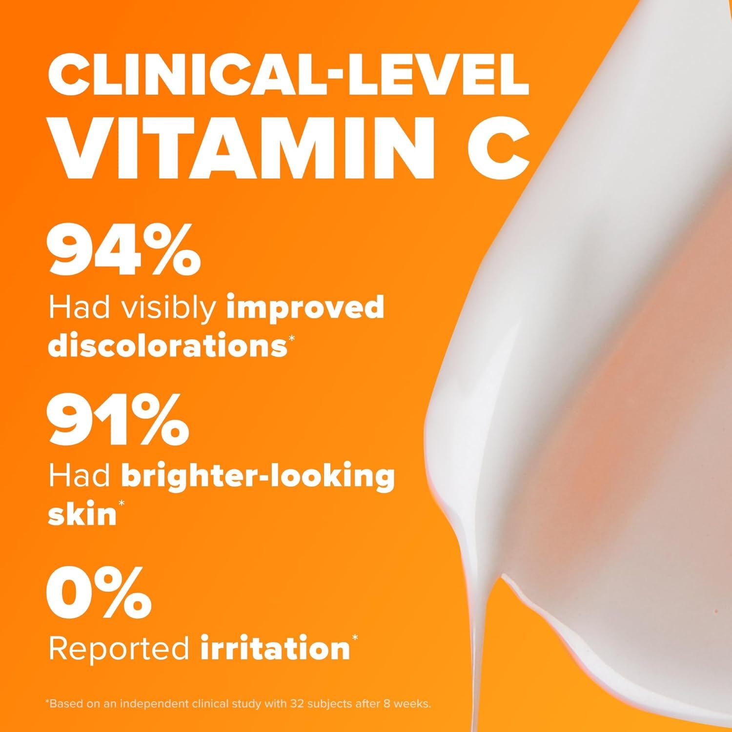 Paula’s Choice 25% Vitamin C + Glutathione Clinical Serum – 30ml | Brightens, Firms & Fades Stubborn Discoloration