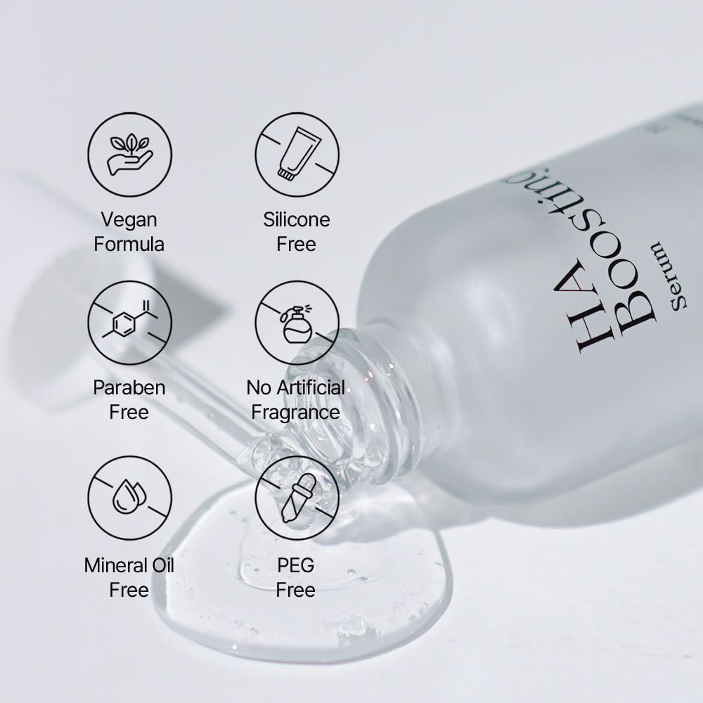NDP Ultra Fine 10,000 PPM Hyaluronic Acid for 72 Hour Hydration, Clinically Proven Korean Hydrating Serum with 8D HA Complex, Plumping, Moisturizing Serum for Dry & Sensitive Skin, 30Ml (1.01Oz)