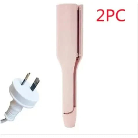 French Deep V Hair Curler – 32MM Big Wave and Water Ripple Curling Iron - Glam Global UKGlam Global UK