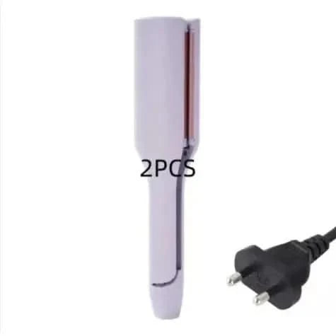French Deep V Hair Curler – 32MM Big Wave and Water Ripple Curling Iron - Glam Global UKGlam Global UK