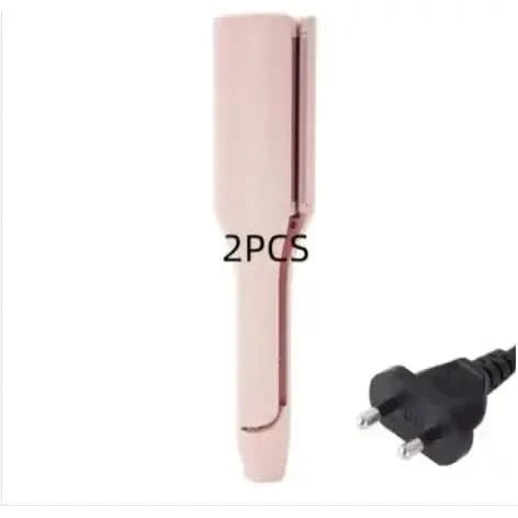 French Deep V Hair Curler – 32MM Big Wave and Water Ripple Curling Iron - Glam Global UKGlam Global UK