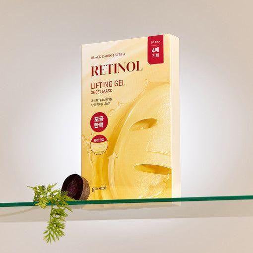 goodal Black Carrot Vita - A Retinol Lifting Gel Sheet Mask 4P - Glam Global UKgoodal