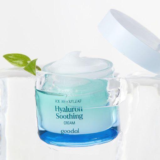 goodal Ice Heartleaf Hyaluron Soothing Cream 75ml - Glam Global UKgoodal