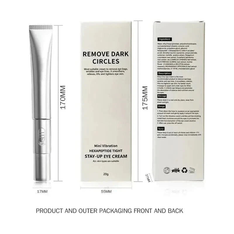 Hexapeptide Eye Cream - Reduces Eye Bags and Puffiness: - 15ml - Glam Global UKGlam Global UK