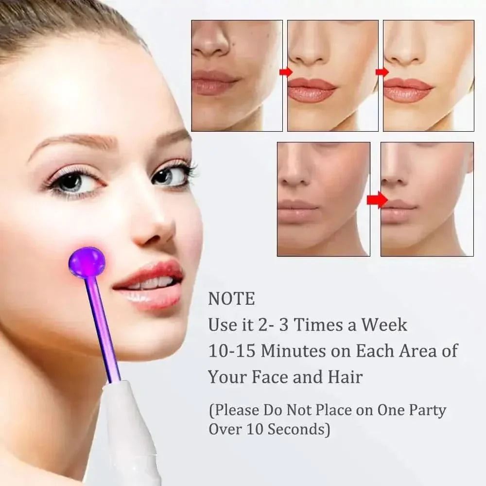 High Frequency Electrotherapy Wand: The Ultimate Skincare Essential for Radiant, Youthful Skin - Glam Global UKGlam Global UK