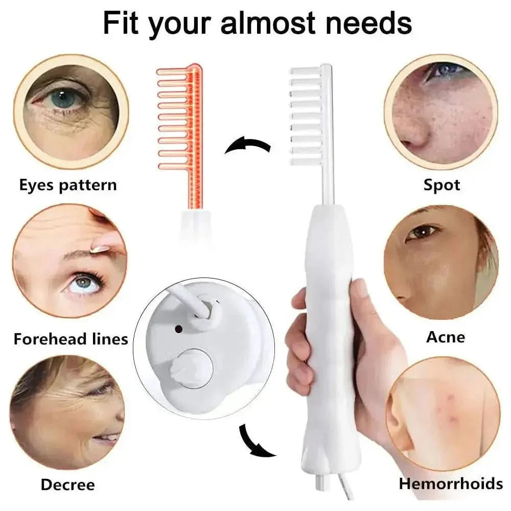 High Frequency Electrotherapy Wand: The Ultimate Skincare Essential for Radiant, Youthful Skin - Glam Global UKGlam Global UK