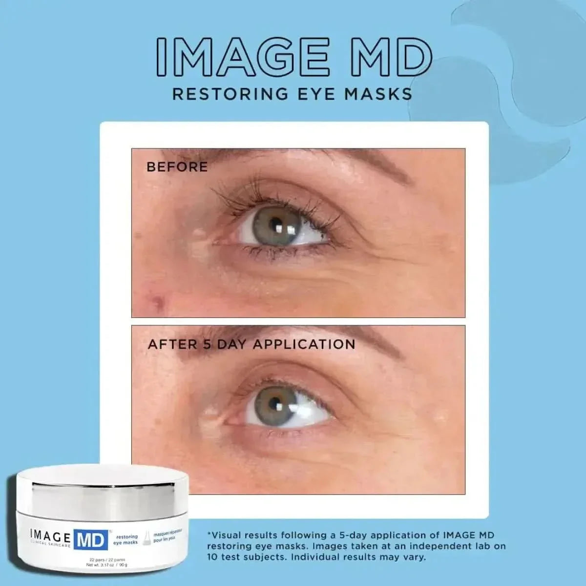 Image Skincare MD Restoring Eye Masks - 22 Count - Glam Global UKImage Skincare