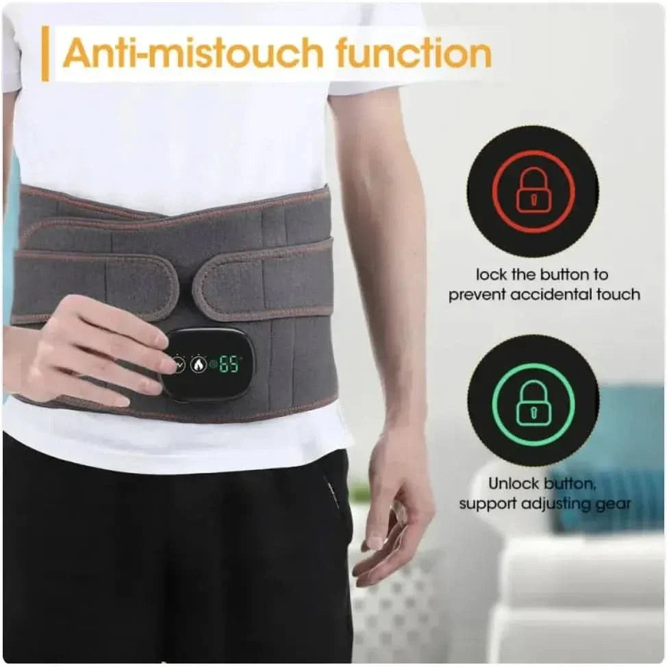 Infrared Vibration Lumbar Support Massager - Glam Global UKGlam Global UK