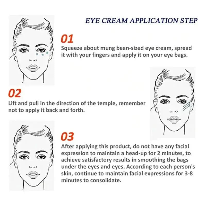 Instant Eye Bag Removal Cream – Anti - Puffiness & Wrinkle Eraser for Brighter, Youthful Eyes - Glam Global UKGlam Global UK