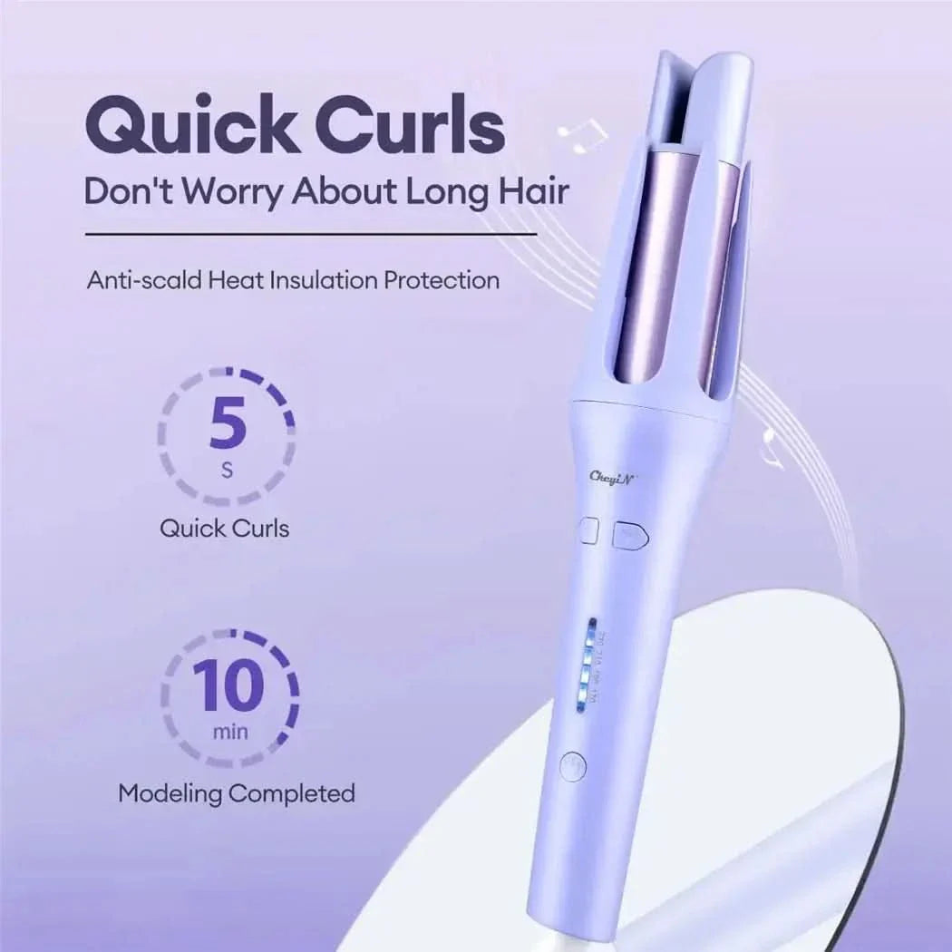 Iron Curling Wand Hair Waver - Glam Global UKGlam Global UK