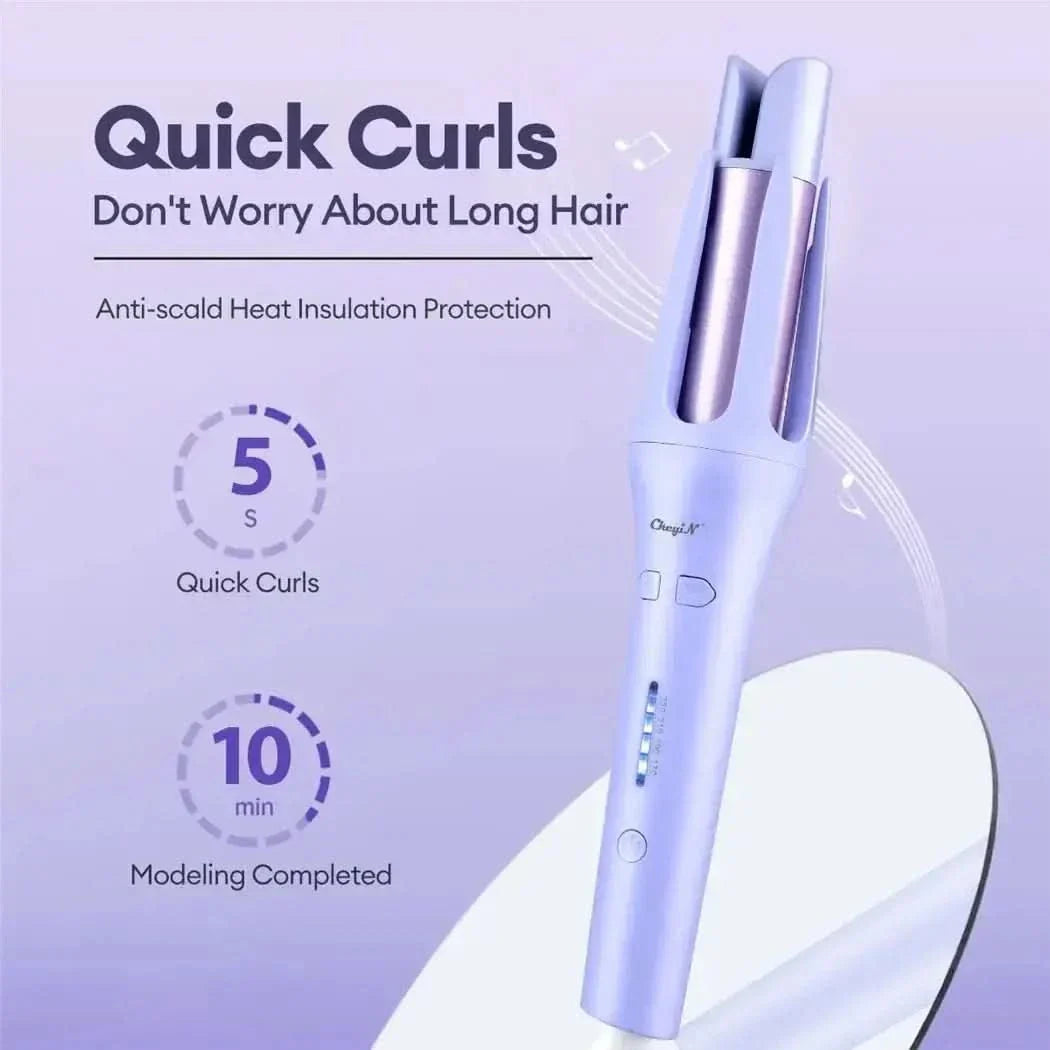 Iron Curling Wand Hair Waver - Glam Global UKGlam Global UK