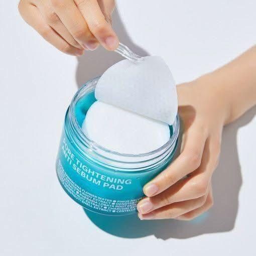 isoi Pore Tightening Anti Sebum Pad 60 Count – Exfoliating & Oil Control - Glam Global UKisoi