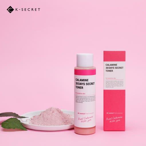 K - SECRET Calamine 30 Days Secret Toner 160ml - Glam Global UKK - SECRET