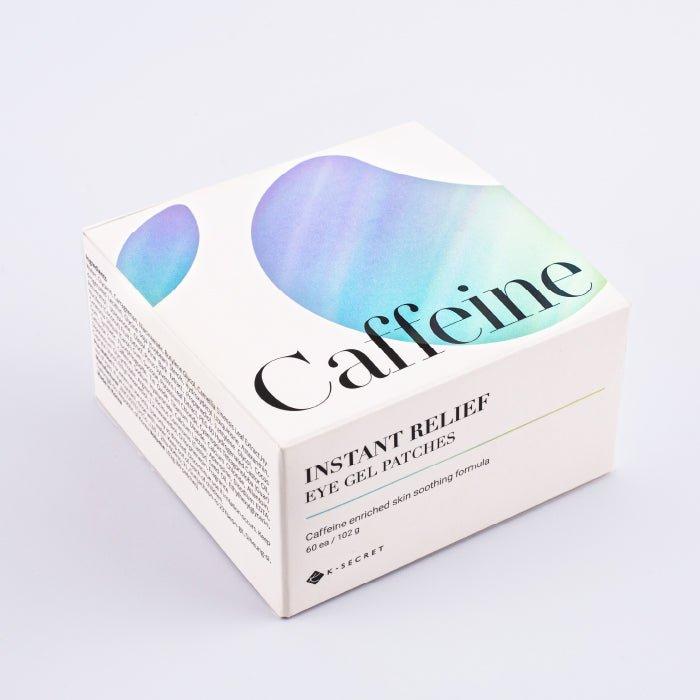 K - SECRET Instant Relief Eye Gel Patches 60ea/102g #CAFFEINE - Glam Global UKK - SECRET