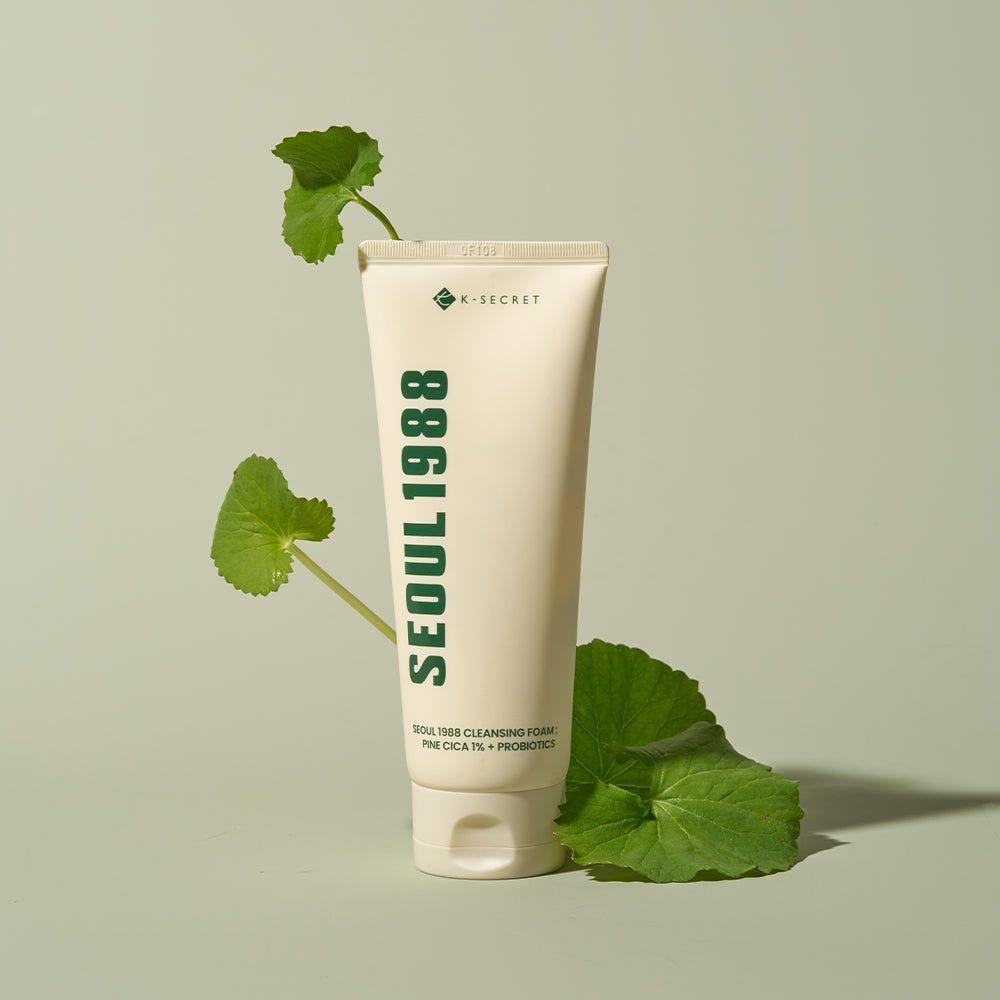 K - SECRET SEOUL 1988 Cleansing Foam : Pine Cica 1% + Probiotics 150ml - Glam Global UKK - SECRET