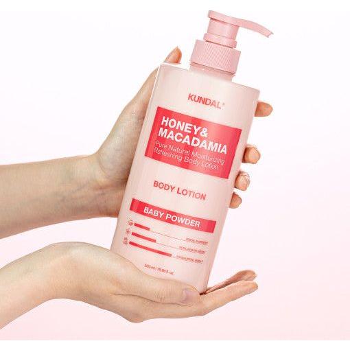 KUNDAL HONEY & MACADAΜΙΑ PURE BODY LOTION 500ml (9 - type) - Glam Global UKKUNDAL