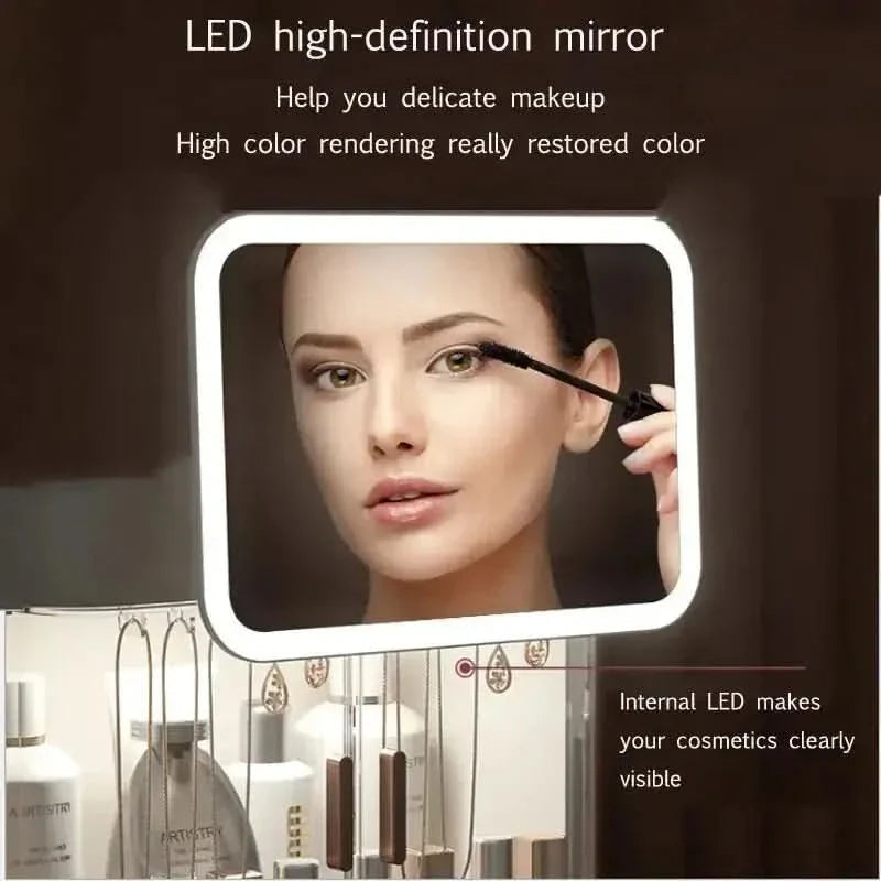 LED Desktop Storage Box: The Ultimate Organizer with Illuminating Features - Glam Global UKGlam Global UK