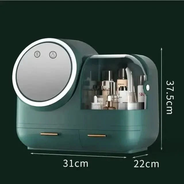 LED Desktop Storage Box: The Ultimate Organizer with Illuminating Features - Glam Global UKGlam Global UK
