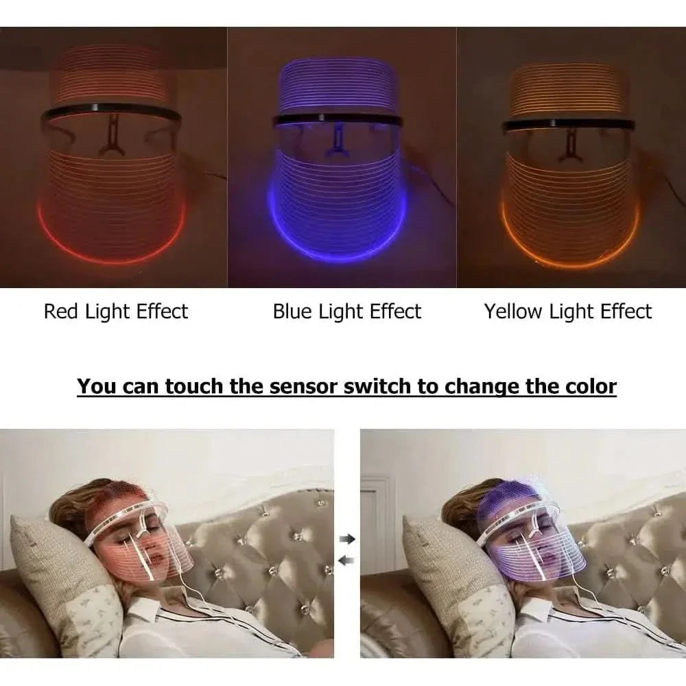 LED Photon Light Therapy Facial Mask - Glam Global UKGlam Global UK