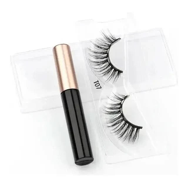 Magnetic Eyelashes Set with Waterproof Eyeliner and Tweezer - Glam Global UKGlam Global UK