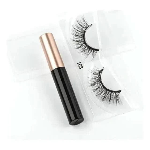 Magnetic Eyelashes Set with Waterproof Eyeliner and Tweezer - Glam Global UKGlam Global UK