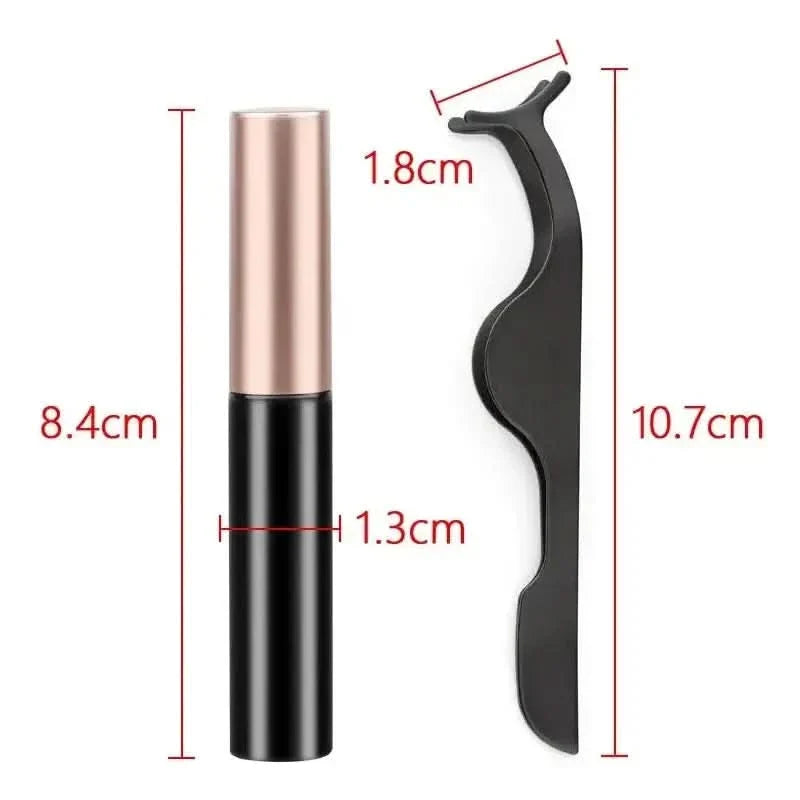 Magnetic Eyelashes Set with Waterproof Eyeliner and Tweezer - Glam Global UKGlam Global UK