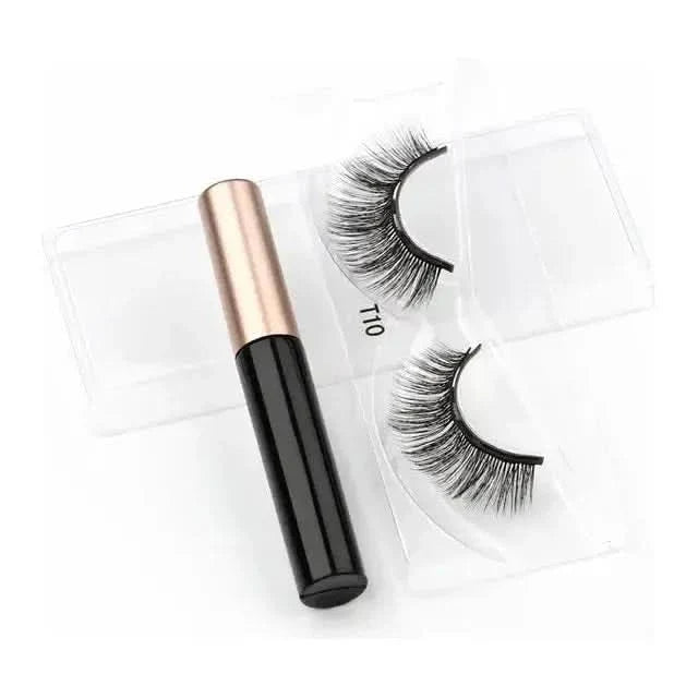 Magnetic Eyelashes Set with Waterproof Eyeliner and Tweezer - Glam Global UKGlam Global UK