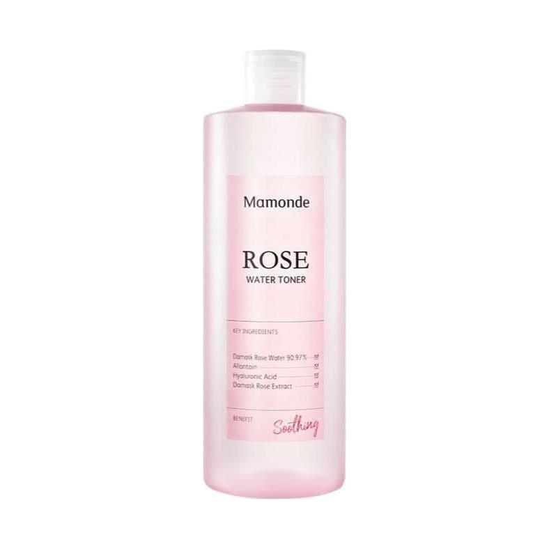 Mamonde Rose Water Toner - 500ml | Soothing Hydration with 90.97% Rose Water - Glam Global UKMamonde