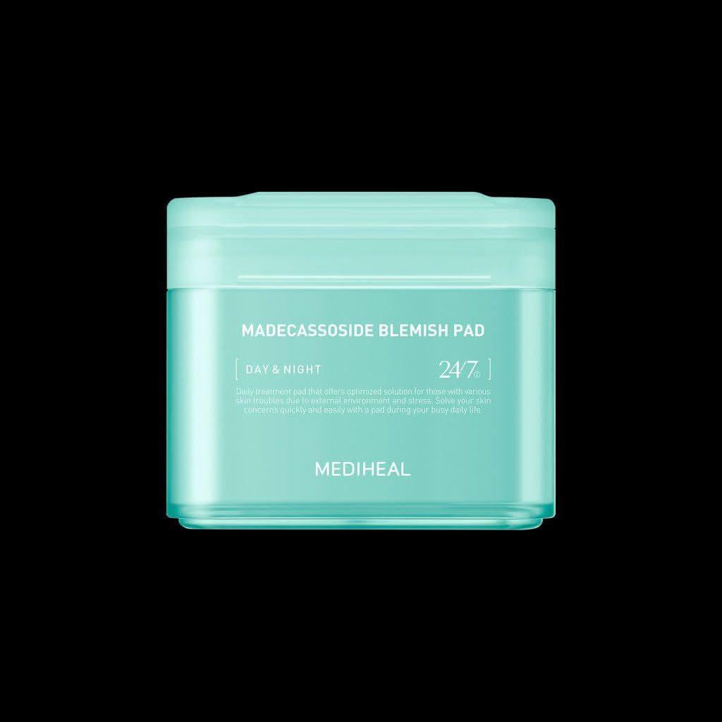 MEDIHEAL Madecassoside Blemish Pad – 100 Pads | Calm, Soothe & Brighten - Glam Global UKMEDIHEAL