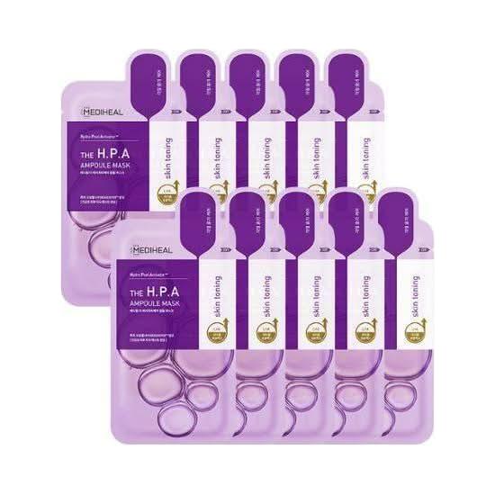 MEDIHEAL The H.P.A Ampoule Mask Sheet 10P - Glam Global UKMEDIHEAL