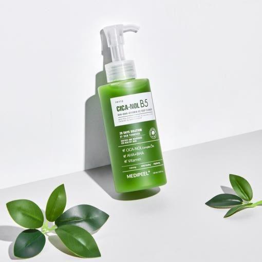MEDIPEEL PHYTO CICA - NOL B5 AHA BHA Vitamin Calming O2 Deep Cleanser – 150ml - Glam Global UKMEDIPEEL