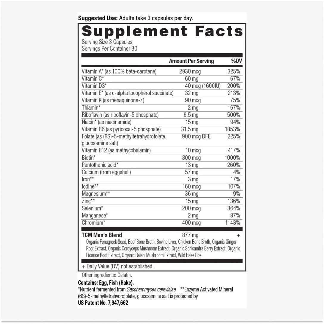 Ancient Nutrition Men's Multi - 90 Capsules - Glam Global UKAncient Nutrition