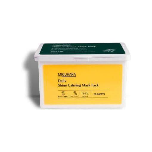MIGUHARA Daily Shine Calming Mask Pack 30 sheets 350g - Glam Global UKMIGUHARA