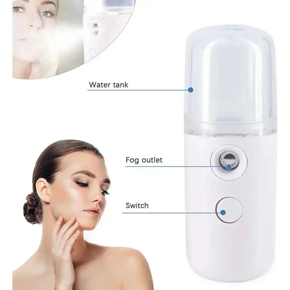 Mini Facial Steamer - Glam Global UKGlam Global UK