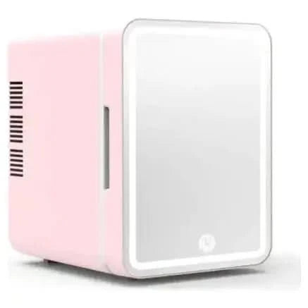 Mini Makeup Fridge with LED Mirror – Compact Beauty Storage - Glam Global UKGlam Global UK