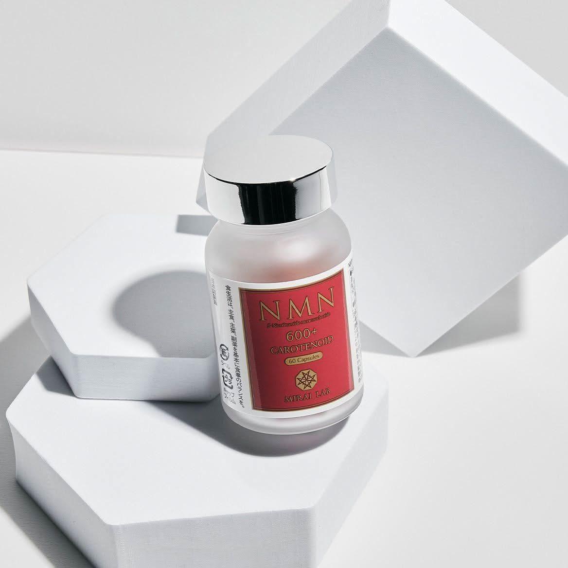 MIRAI LAB NMN 600+ Carotenoid Plus (60 capsules) - Glam Global UKMIRAI LAB