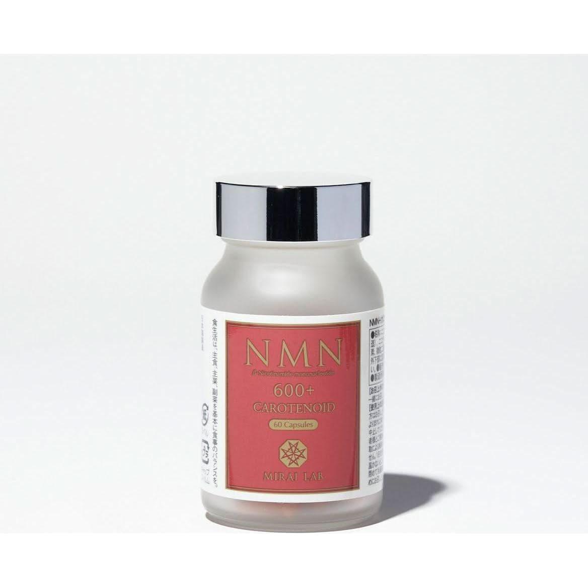 MIRAI LAB NMN 600+ Carotenoid Plus (60 capsules) - Glam Global UKMIRAI LAB