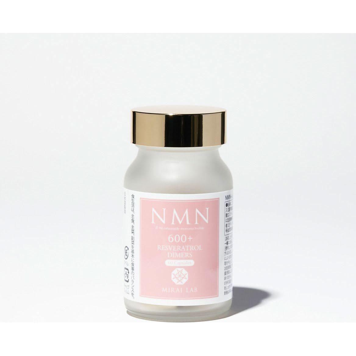 MIRAI LAB NMN 600+ Resveratrol Dimers Plus (60 capsules) - Glam Global UKMIRAI LAB