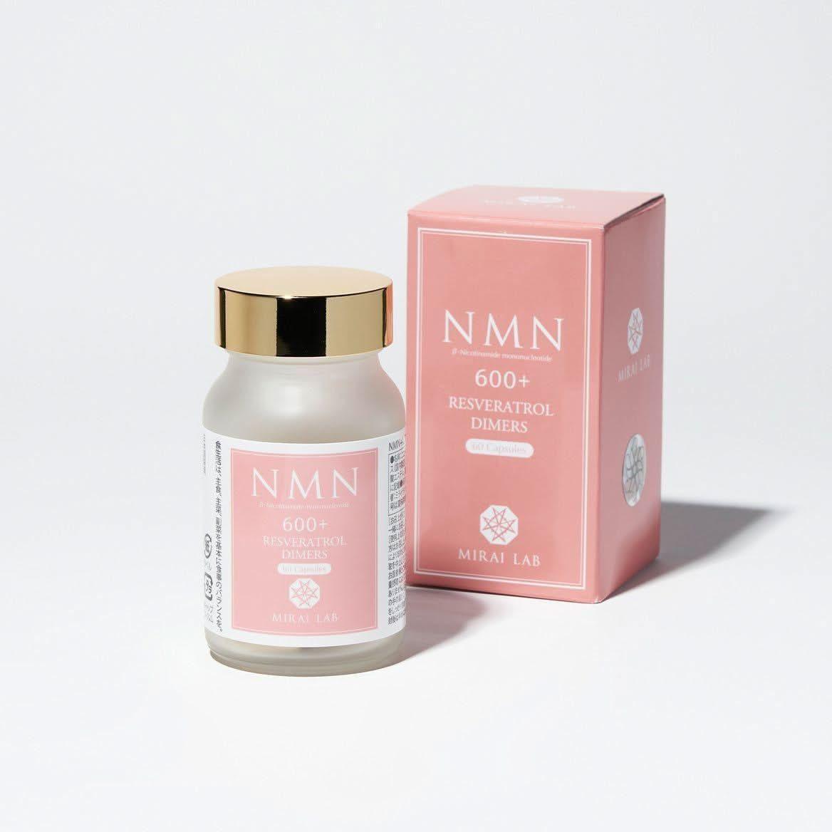 MIRAI LAB NMN 600+ Resveratrol Dimers Plus (60 capsules) - Glam Global UKMIRAI LAB