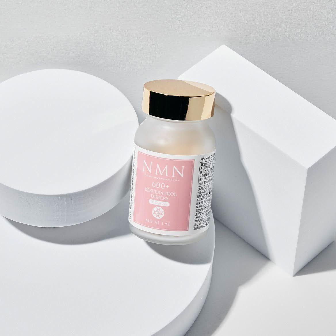 MIRAI LAB NMN 600+ Resveratrol Dimers Plus (60 capsules) - Glam Global UKMIRAI LAB