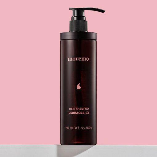 moremo Hair Shampoo Miracle 2X 480ml - Glam Global UKmoremo
