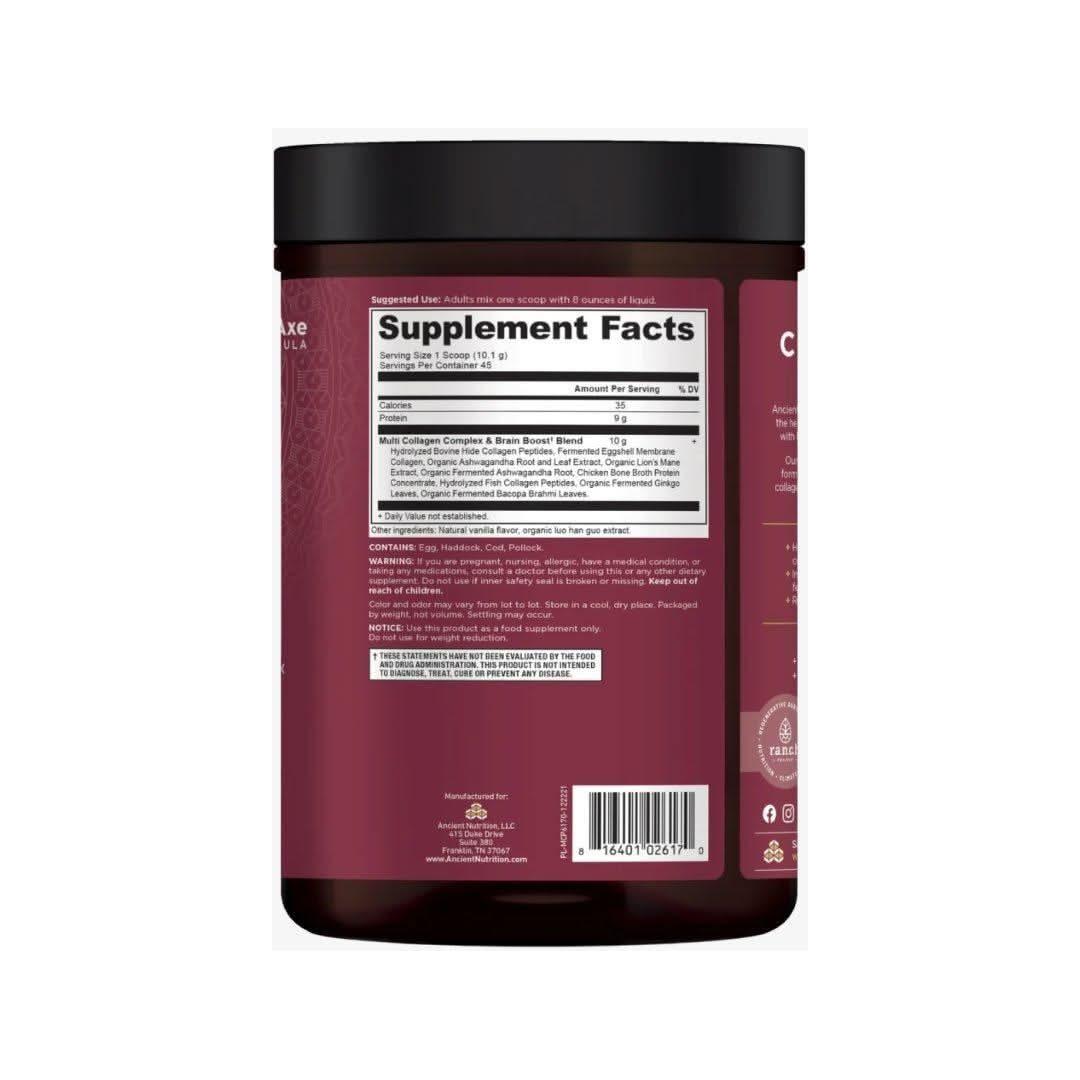 Ancient NutritionMulti Collagen Protein Brain Boost Powder - 45 Servings - Glam Global UKAncient Nutrition